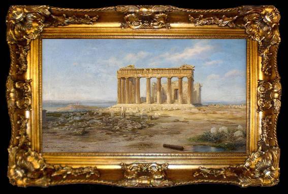 framed  Adolf Bohm Die Akropolis, ta009-2